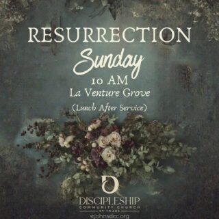 Death couldn’t hold Him. Grief can’t hold you. Because Jesus rose, hope isn’t wishful thinking—it’s a living, breathing force that refuses to stay in the grave. 

This Easter, let that hope breathe new life into every broken place. We’ll gather in a place where nature itself shouts resurrection—sunlight dancing on the river, birds singing over the water, God’s beauty reminding us nothing is too dead for Him.

La Venture Grove | April 5 | 10am #stjohnsdcc #easteratstjohnsdcc #meetyouattheriver