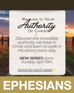 Join us for this new sermon series on the book of Ephesians and discover the incredible authority we have in Christ and learn to walk in his victory every day!

#ephesians #authorityinchrist #newseries #believersauthority #stjohnsdcc