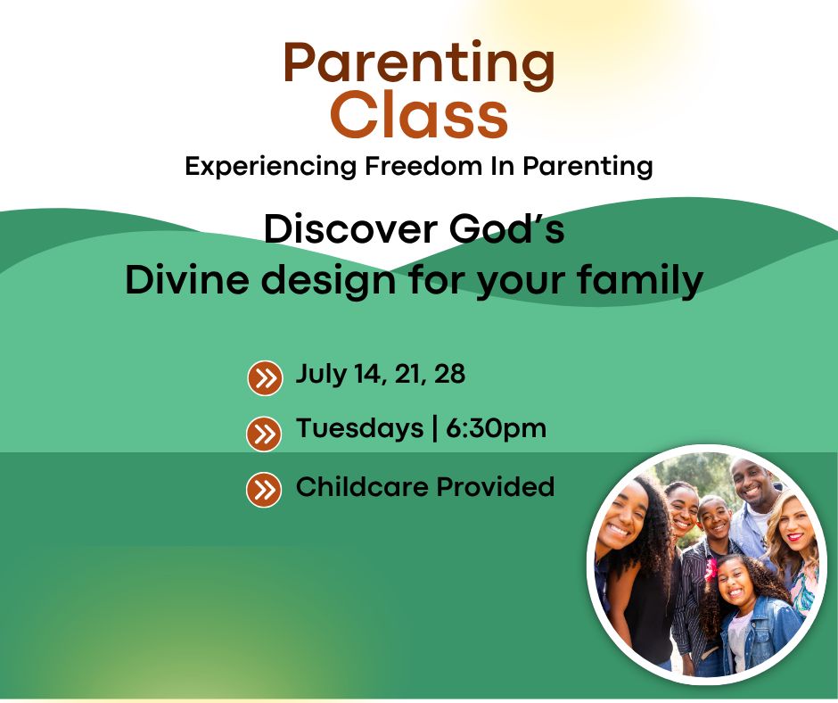 Discover the transformative power of parenting as a practice of freedom. 🦋
 
This 3-week class will explore how your own wholeness shapes your child's growth.
 
Learn to heal past wounds, embrace triggers as opportunities for growth, and create a nurturing space for your children to thrive as the authors of their own stories.

-Tuesdays
-6:30 PM

Register on our website for details!
