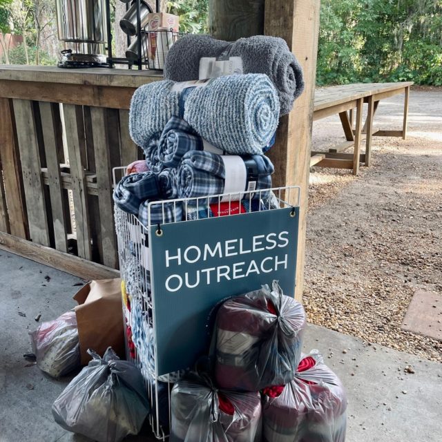 We are overwhelmed by your response to our Holiday Homeless Outreach!

This Sunday is our last chance to donate *new* cold weather supplies for the disenfranchised in St. Johns County. We look forward to blessing others with your generosity this Christmas!