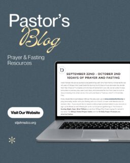 Feeling led to fast in this season of 10Days? 🙌 Check out this special "Fasting Resource" on our Pastor's Blog found on our website - what a great tool to deepen your walk with Jesus. Whether fasting from food, social media, or entertainment, it guides you to set heartfelt intentions, seek God’s presence, and reflect on His revelations. 

#10DaysFirstCoast #10Days #stjohnsdcc